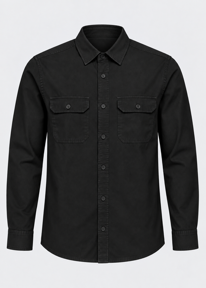 Men's Cotton Casual Shirt | Cotton | Relaxed Fit Button-Up | Everyday Smart Casual | Steven & Levon