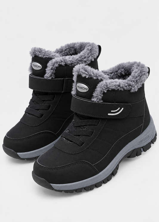 Women's Waterproof Snow Boots | Platform Ankle Boots | Plush Lined Winter Shoes | Steven & Levon