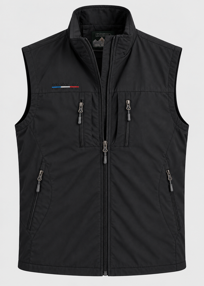 Men's Breathable Cargo Bodywarmer Vest | Utility Gilet | Multi-Pocket | Lightweight | Steven & Levon