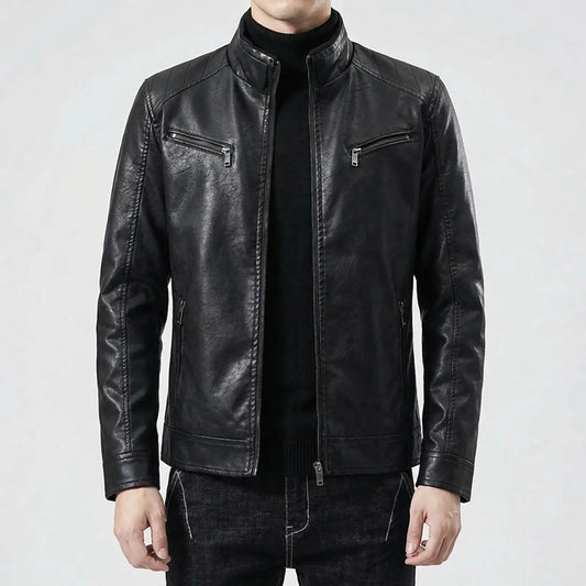 Blaxven - Slim Fit Short Zip-Up Jacket  Streetwear Styling