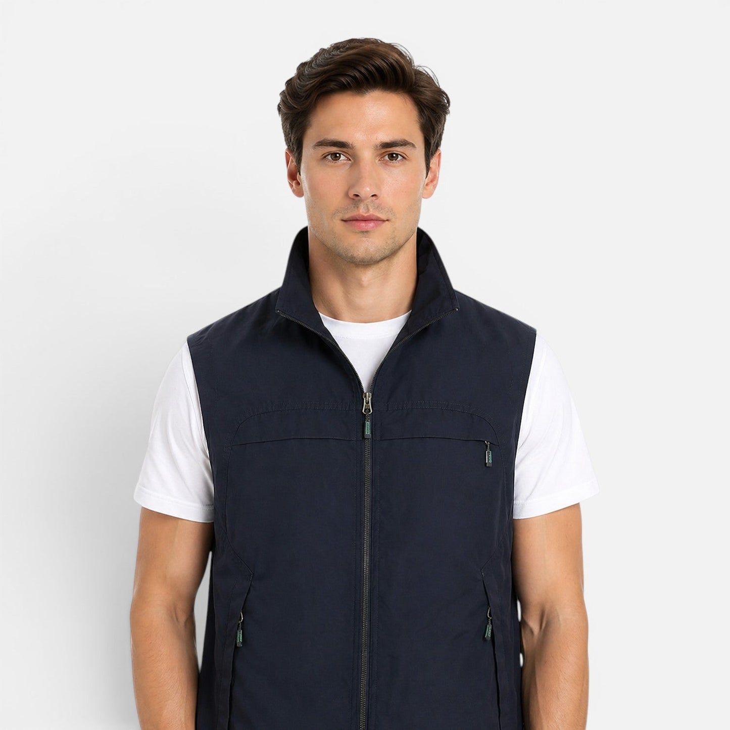 Men's Utility Gilet Vest | Lightweight | Breathable | Multi-Pocket | Outdoor Layer | Steven & Levon