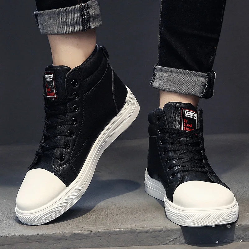 Men's High-Top Sneakers | Casual Walking Shoes | Breathable Sports Trainers | Steven & Levon