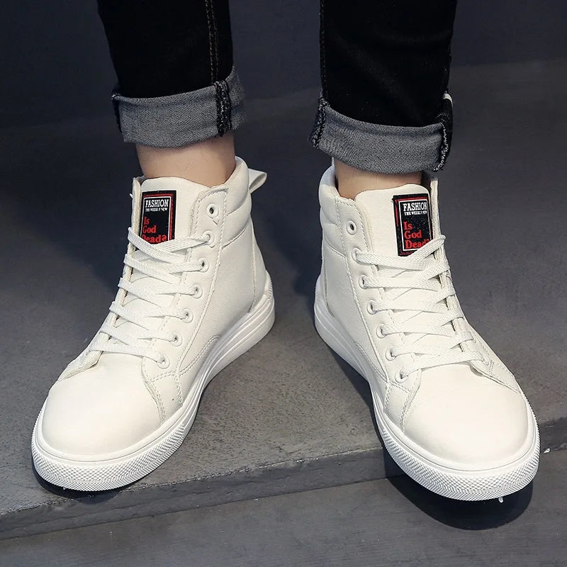 Men's High-Top Sneakers | Casual Walking Shoes | Breathable Sports Trainers | Steven & Levon