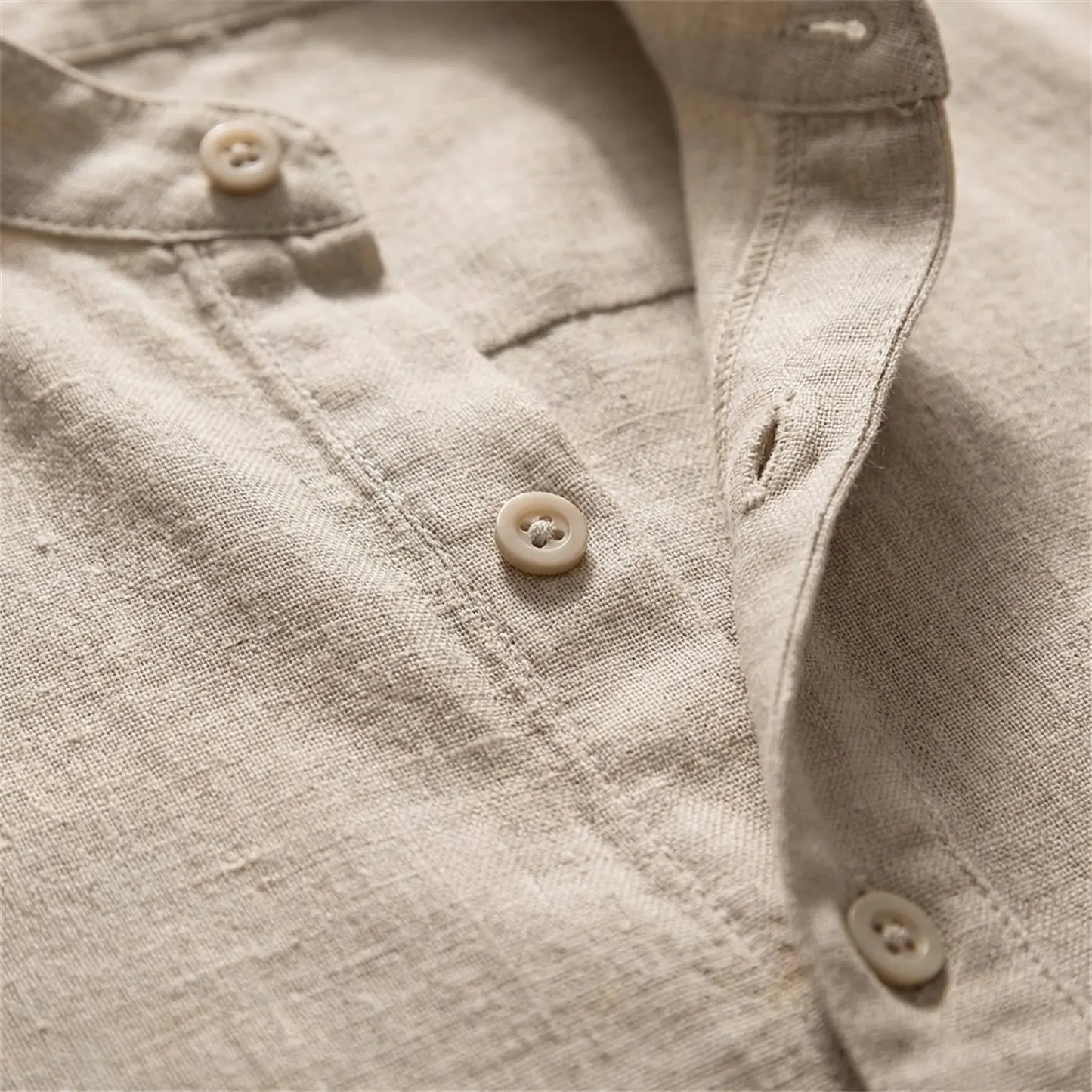 Brezalo - Loose-Fit Long Sleeve Casual Shirt  Relaxed Weekend Wear