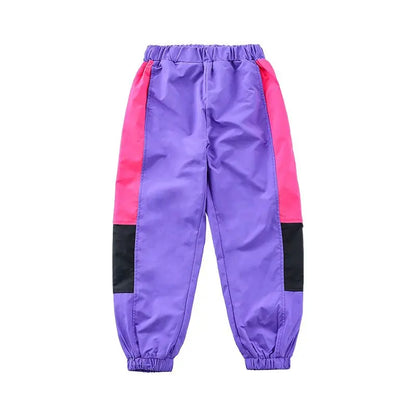 Kids Colour Block Tracksuit Set | Boys | Zip-Up Jacket | Jogger Pants | Streetwear | Steven & Levon