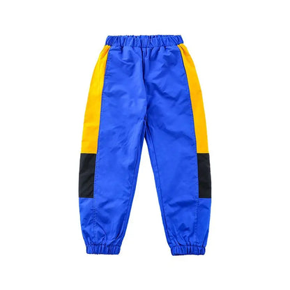 Kids Colour Block Tracksuit Set | Boys | Zip-Up Jacket | Jogger Pants | Streetwear | Steven & Levon