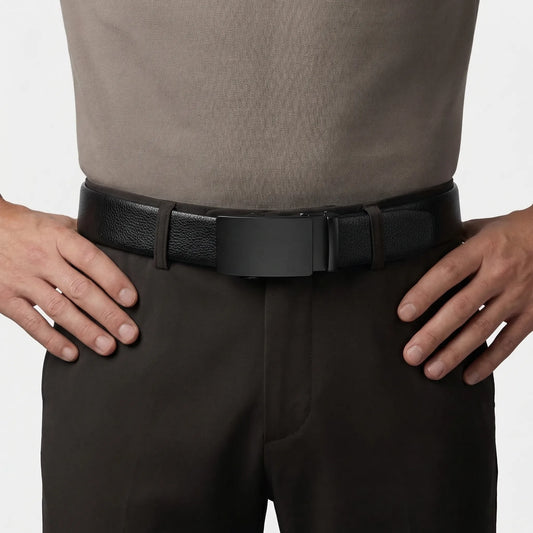 Bucksworth - Automatic Buckle Ratchet Dress Belt  Everyday Office Wear