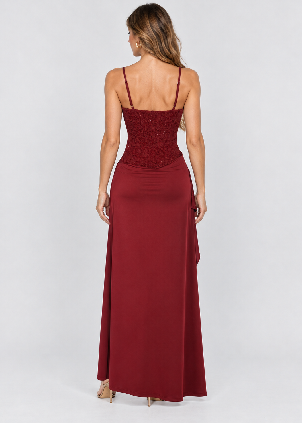 Women's Sequin Corset Evening Dress | Sparkle Party Gown | Steven & Levon