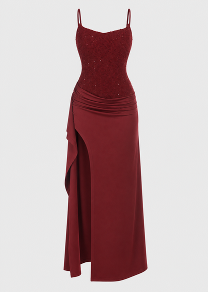 Women's Sequin Corset Evening Dress | Sparkle Party Gown | Steven & Levon