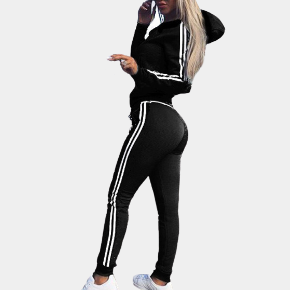 Trendy 2-Piece Tracksuit | Women | Soft Fabric | Relaxed Fit | Casual Loungewear | Steven & Levon