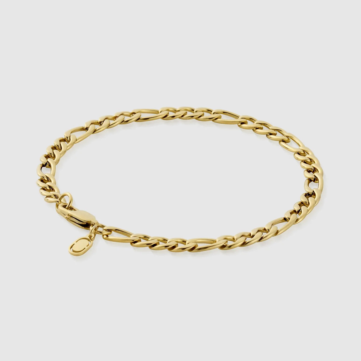 Figaro Bracelet | Men | Gold or Silver | 5mm Figaro Chain Bracelet | Steven & Levon