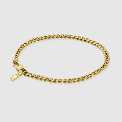 Cuban Bracelet | Men | Stainless Steel | Silver, Gold & Rose Gold | 4mm Chain Design | Steven & Levon