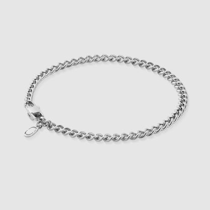 Cuban Bracelet | Men | Stainless Steel | Silver, Gold & Rose Gold | 4mm Chain Design | Steven & Levon