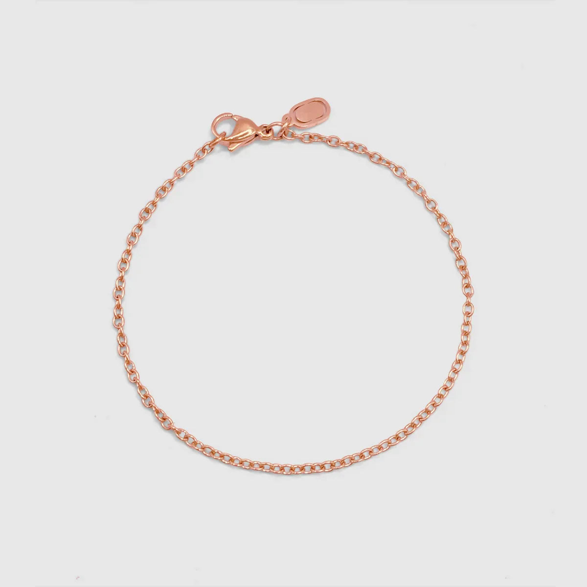 Cable Bracelet | Men | Gold, Rose Gold or Silver | 2mm Cable Chain Bracelet | Steven & Levon