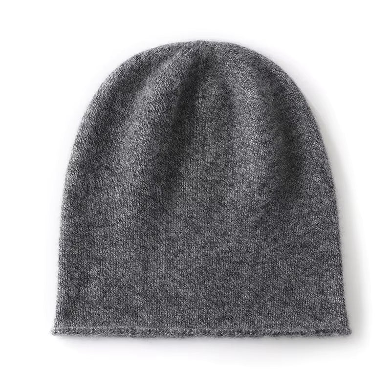 Cashmere Beanie | Unisex 100% Pure Cashmere Knitted Winter Hat for Outdoor Wear | Steven & Levon