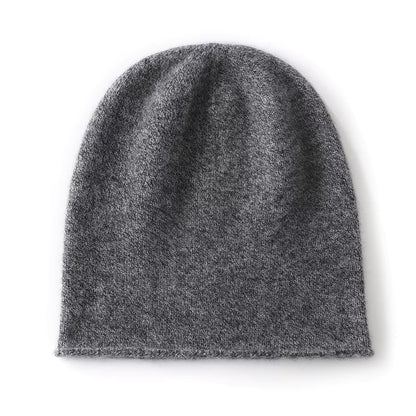 Cashmere Beanie | Unisex 100% Pure Cashmere Knitted Winter Hat for Outdoor Wear | Steven & Levon