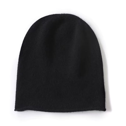 Cashmere Beanie | Unisex 100% Pure Cashmere Knitted Winter Hat for Outdoor Wear | Steven & Levon