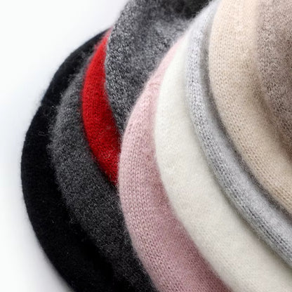 Cashmere Beanie | Unisex 100% Pure Cashmere Knitted Winter Hat for Outdoor Wear | Steven & Levon