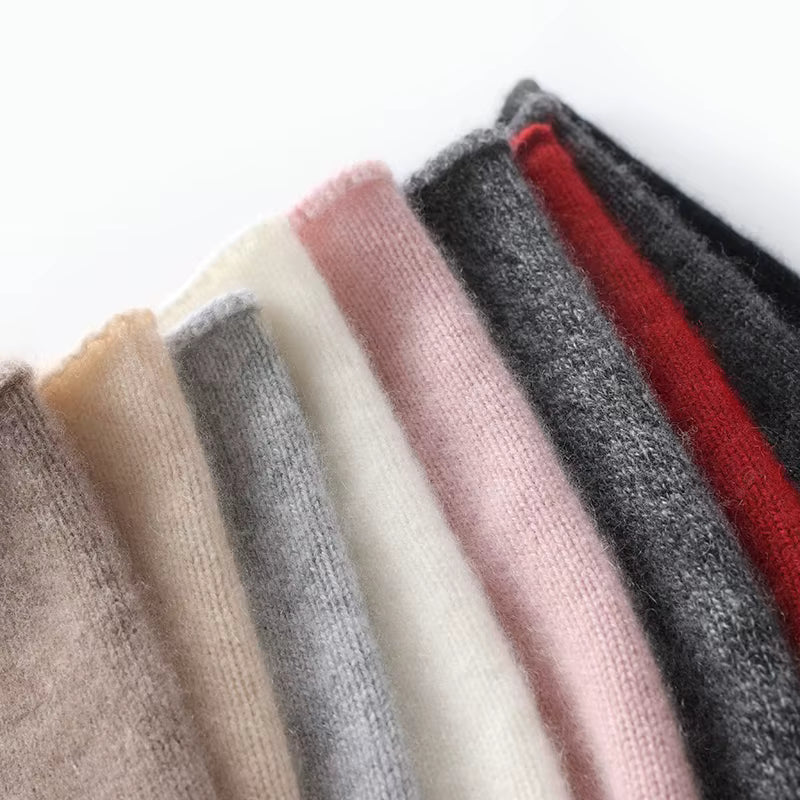 Cashmere Beanie | Unisex 100% Pure Cashmere Knitted Winter Hat for Outdoor Wear | Steven & Levon