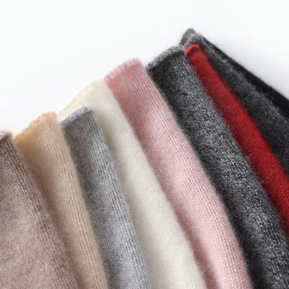 Cashmere Beanie | Unisex 100% Pure Cashmere Knitted Winter Hat for Outdoor Wear | Steven & Levon