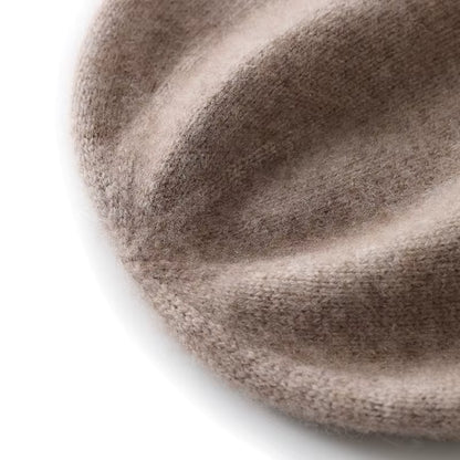 Cashmere Beanie | Unisex 100% Pure Cashmere Knitted Winter Hat for Outdoor Wear | Steven & Levon