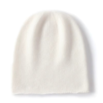 Cashmere Beanie | Unisex 100% Pure Cashmere Knitted Winter Hat for Outdoor Wear | Steven & Levon