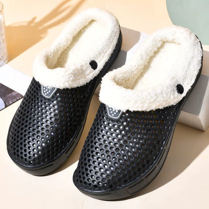 Cotton Slippers | Unisex | Plush Velvet Lining | Thick Sole | Winter Indoor | Steven & Levon