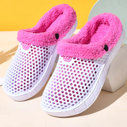 Cotton Slippers | Unisex | Plush Velvet Lining | Thick Sole | Winter Indoor | Steven & Levon