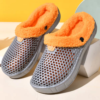 Cotton Slippers | Unisex | Plush Velvet Lining | Thick Sole | Winter Indoor | Steven & Levon