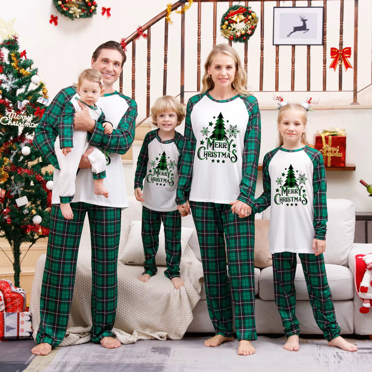 Christmas Matching Sleepwear | Family Pajamas Set for Adults Kids & Babies | Steven & Levon