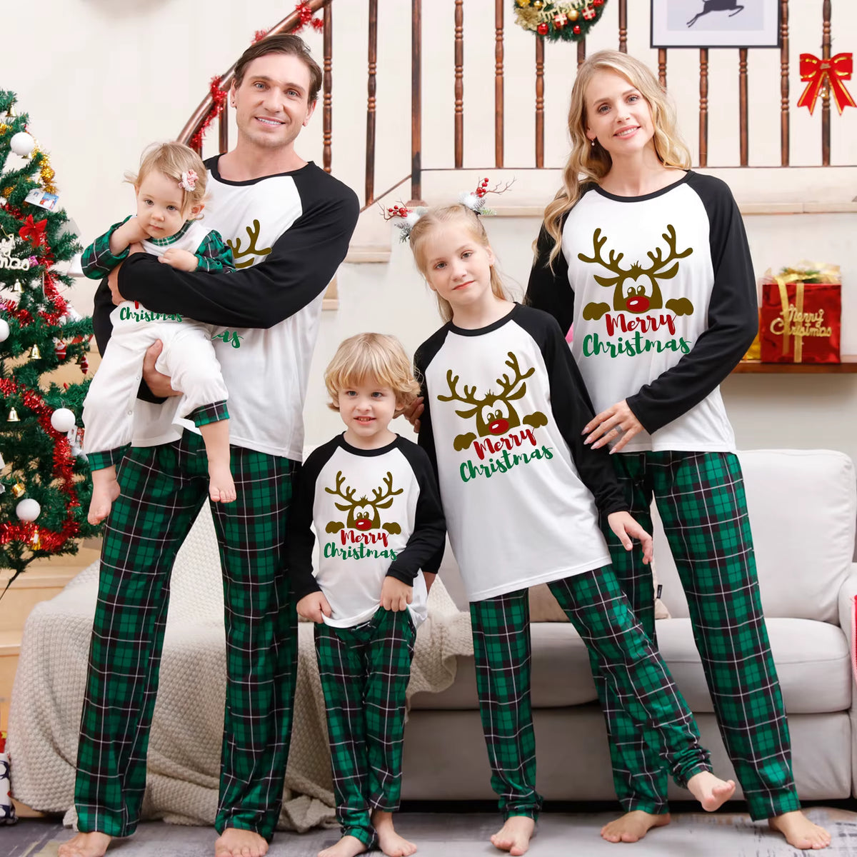 Christmas Matching Sleepwear | Family Pajamas Set for Adults Kids & Babies | Steven & Levon