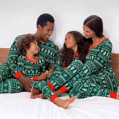 Festive Print Sleepwear | Family Matching Christmas Pajamas Set | Steven & Levon