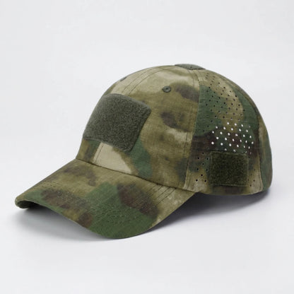 Camoura - Camouflage Print Breathable Baseball Cap  Blocking Harsh Sun