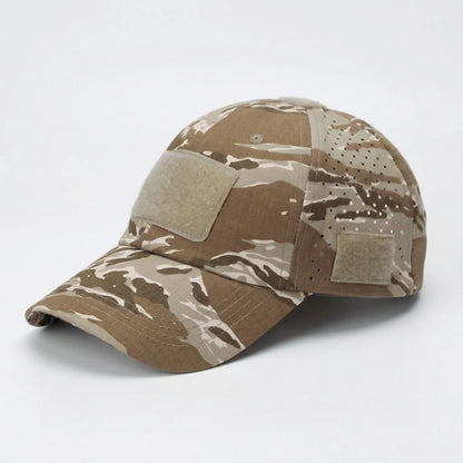 Camoura - Camouflage Print Breathable Baseball Cap  Blocking Harsh Sun