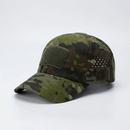 Camoura - Camouflage Print Breathable Baseball Cap  Blocking Harsh Sun