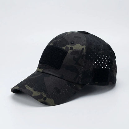 Camoura - Camouflage Print Breathable Baseball Cap  Blocking Harsh Sun