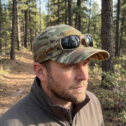 Camoura - Camouflage Print Breathable Baseball Cap  Blocking Harsh Sun