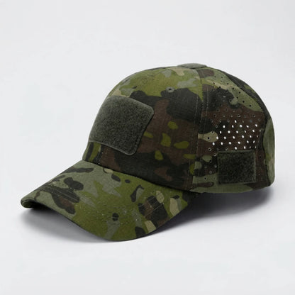 Camoura - Camouflage Print Breathable Baseball Cap  Blocking Harsh Sun