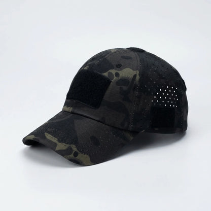 Camoura - Camouflage Print Breathable Baseball Cap  Blocking Harsh Sun