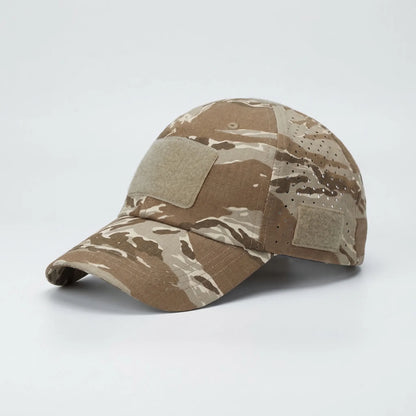 Camoura - Camouflage Print Breathable Baseball Cap  Blocking Harsh Sun