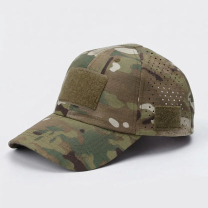 Camoura - Camouflage Print Breathable Baseball Cap  Blocking Harsh Sun