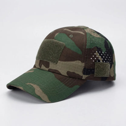 Camoura - Camouflage Print Breathable Baseball Cap  Blocking Harsh Sun