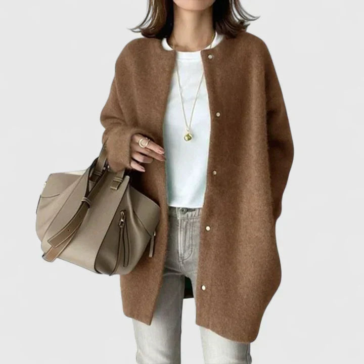 Women's Button-Up Knit Cardigan | Soft Everyday Sweater | Steven & Levon