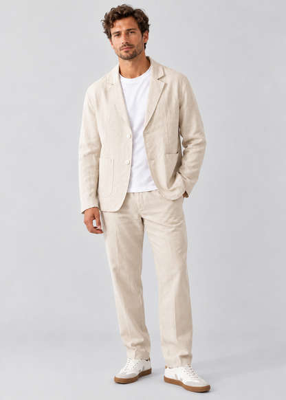 Men's Relaxed Fit Blazer | Men | Lightweight | Smart Casual Jacket | Steven & Levon