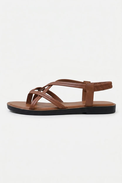 Women’s Cross-Strap Flat Sandals | Women | Lightweight Summer Footwear | Steven & Levon