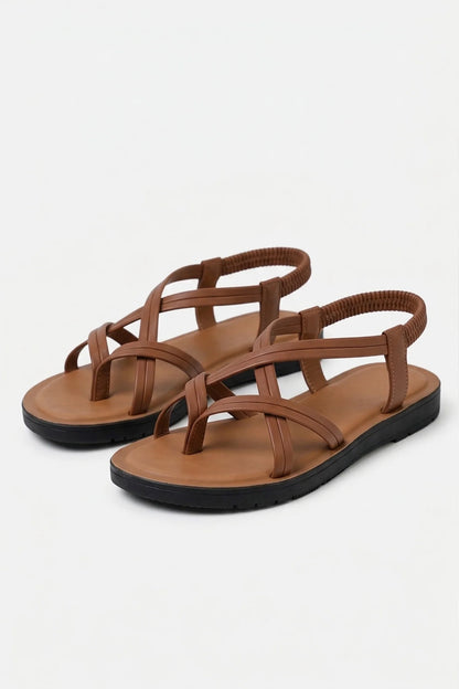 Women’s Cross-Strap Flat Sandals | Women | Lightweight Summer Footwear | Steven & Levon