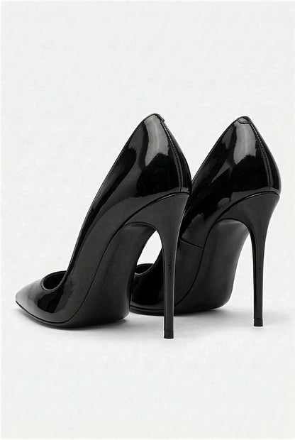 Caurelle Patent Leather Court Heels | Women | Elegant Dress Shoes | Steven & Levon