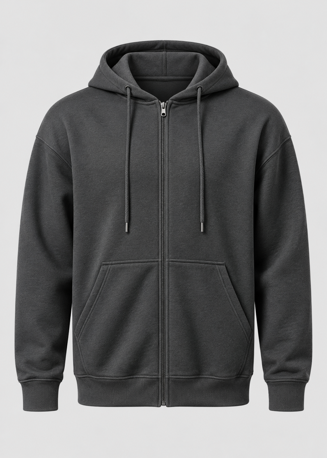 Men's Loose Fit Zip-Up Hoodie | Casual Hooded Sweatshirt | Everyday Wear | Steven & Levon