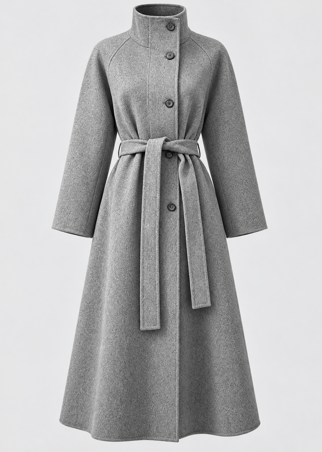 Women's Wool Coat | Mid-Length Loose Fit | Winter Outerwear | Steven & Levon