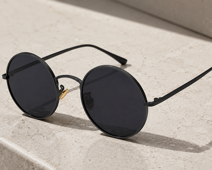 Round Metal Frame Sunglasses | Men | Metal | UV Protection | Steven & Levon